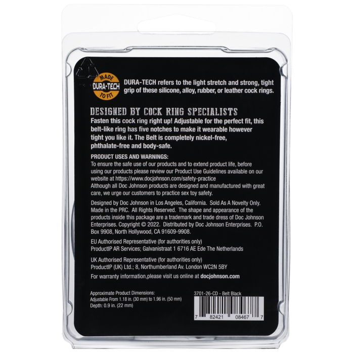 ROCK SOLID - The Belt (Adjustable) - Silicone C-Ring