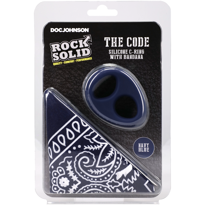 ROCK SOLID - The Code - Silicone C-Ring with Bandana