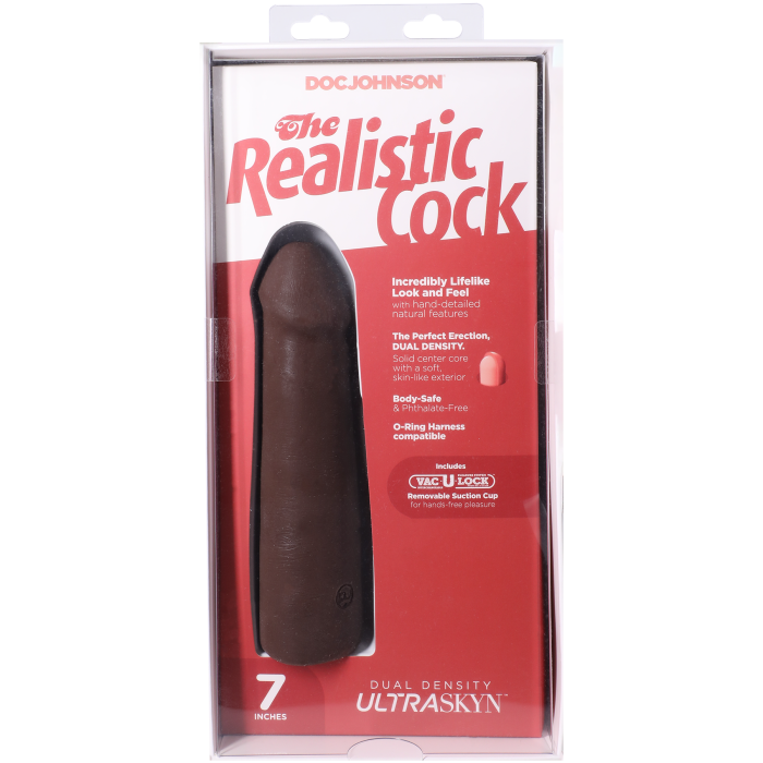The Realistic Cock - With Removable Vac-U-Lock Suction Cup - ULTRASKYN - 7 Inch