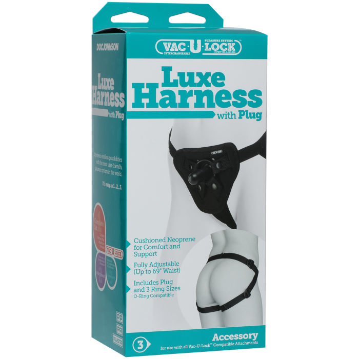 Vac-U-Lock Platinum - Luxe Harness - With Plug