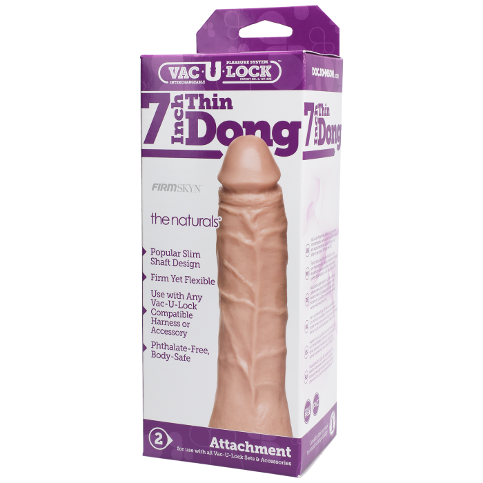 Vac-U-Lock - 7 Inch Thin Dong - The Naturals®