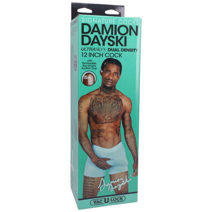 Signature Cocks - Damion Dayski - 12 Inch ULTRASKYN Cock with Removable Vac-U-Lock Suction Cup