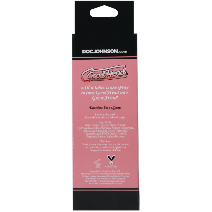 GoodHead - Juicy Head - Dry Mouth Spray - Pink Lemonade - 2 fl. oz.