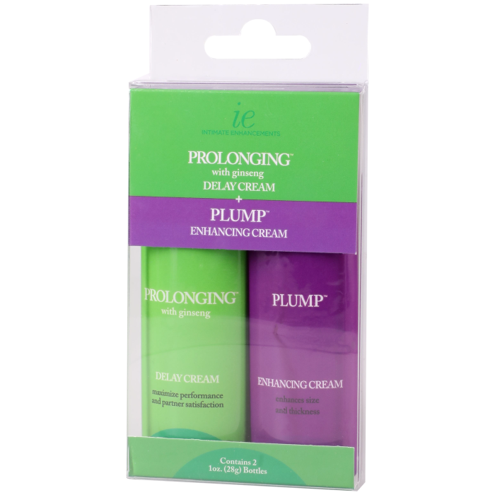 Intimate Enhancements - Prolonging + Plump - For Men - 2 Pack