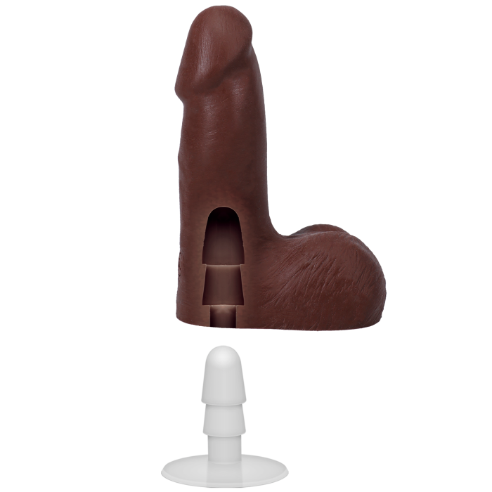 The Realistic Cock - With Removable Vac-U-Lock Suction Cup - ULTRASKYN - 5 Inch (with balls)