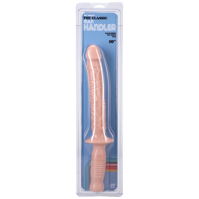 The Classic Manhandler - 10 Inch Dildo Plus Handle
