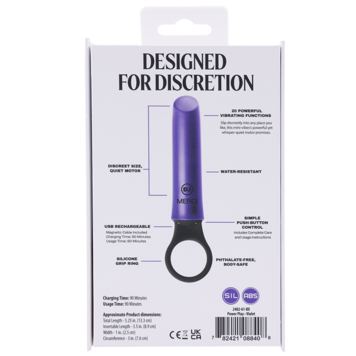 Merci - Power Play with Silicone Grip Ring