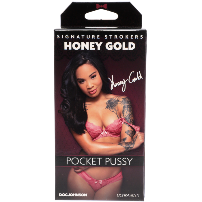 Signature Strokers - Honey Gold - ULTRASKYN Pocket Pussy