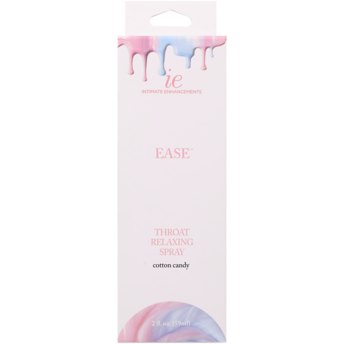 Intimate Enhancements - Ease - Throat Relaxing Spray - Cotton Candy - 2 fl. oz.