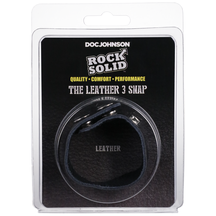 ROCK SOLID - The Leather 3 Snap