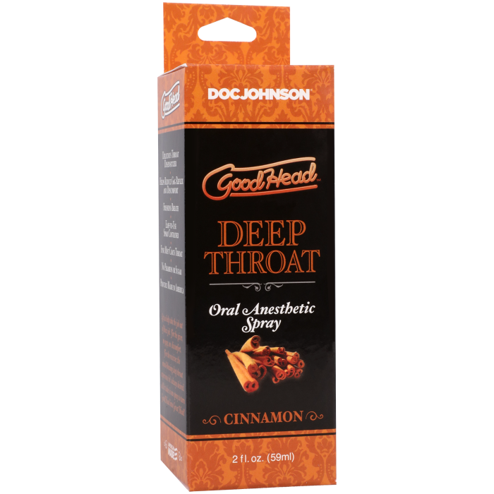 GoodHead - Deep Throat Spray - Cinnamon - 2 fl. oz.