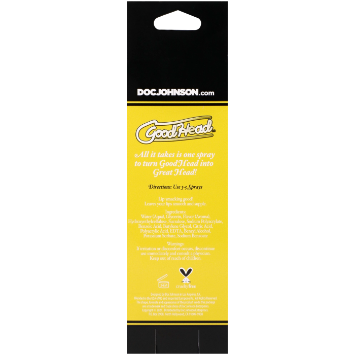 GoodHead - Juicy Head - Dry Mouth Spray - Pineapple - 2 fl. oz.