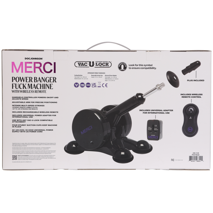 Merci - Power Banger - Fuck Machine with Wireless Remote