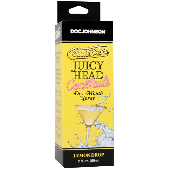 GoodHead - Juicy Head - Cocktails - Dry Mouth Spray - Lemon Drop - 2 fl. oz.