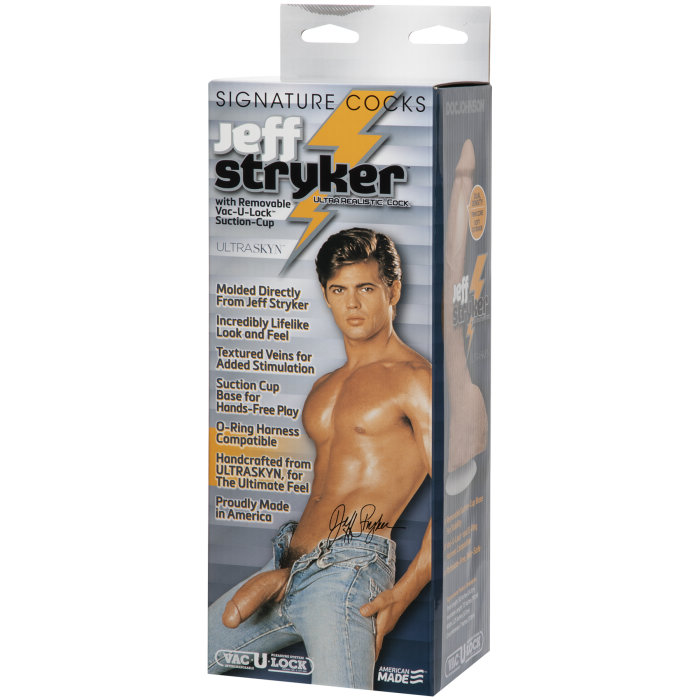 Signature Cocks - Jeff Stryker ULTRASKYN Realistic Cock with Removable Vac-U-Lock Suction Cup