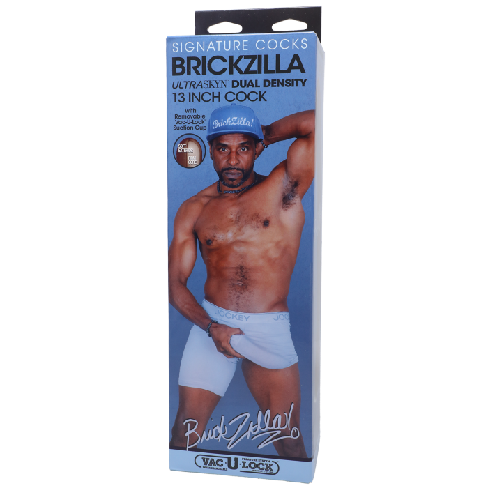 Signature Cocks - Brickzilla - 13 Inch ULTRASKYN Cock with Removable Vac-U-Lock Suction Cup