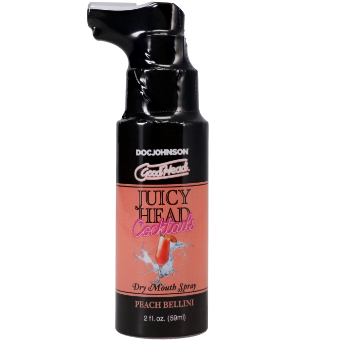 GoodHead - Juicy Head - Cocktails - Dry Mouth Spray - Peach Bellini - 2 fl. oz.