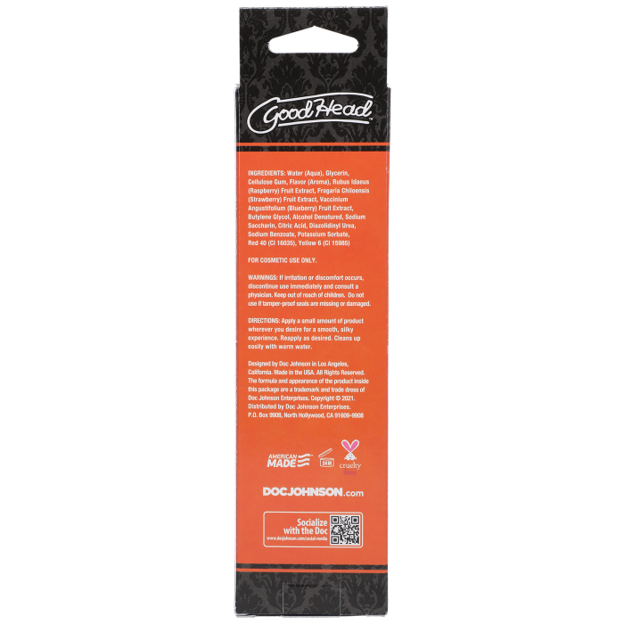 GoodHead - Oral Delight Gel - Peach - 4 oz.