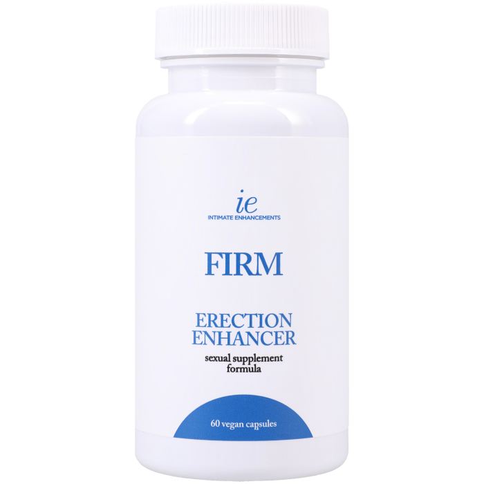 Intimate Enhancements - Firm - Erection Enhancer - Sexual Daily Supplement Formula - 60 Vegan Capsules