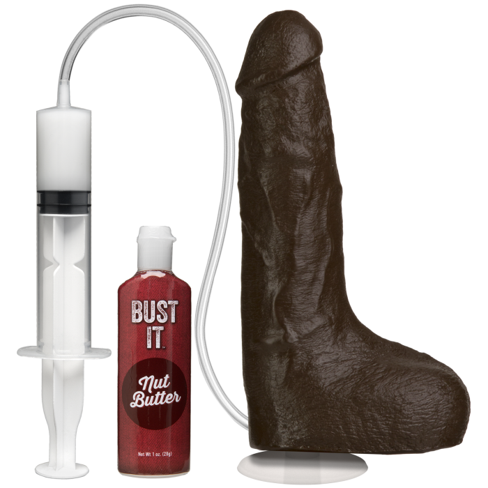 Bust It - Squirting Realistic Cock - With Removable Vac-U-Lock Suction Cup