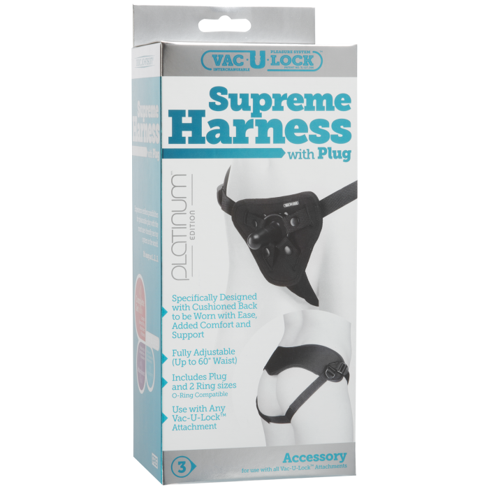 Vac-U-Lock Platinum - Supreme Harness - With Plug