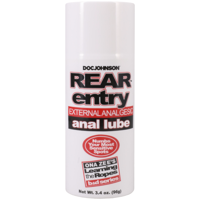 Rear Entry - Anal Lube - External Analgesic - 3.4 oz.