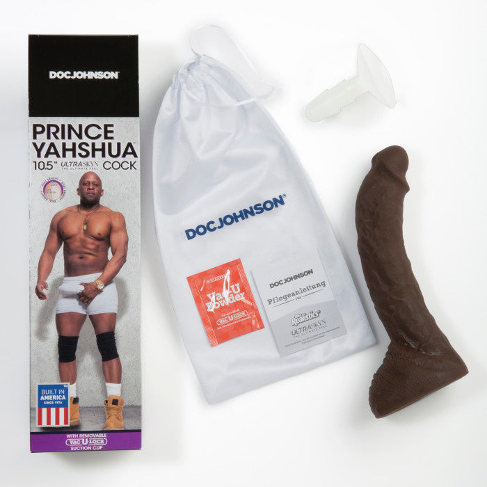 Signature Cocks - Prince Yahshua - 10.5 Inch ULTRASKYN Cock with Removable Vac-U-Lock Suction Cup