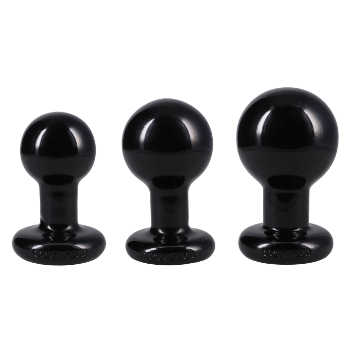 The Classic Round Butt Plug - 3 piece set