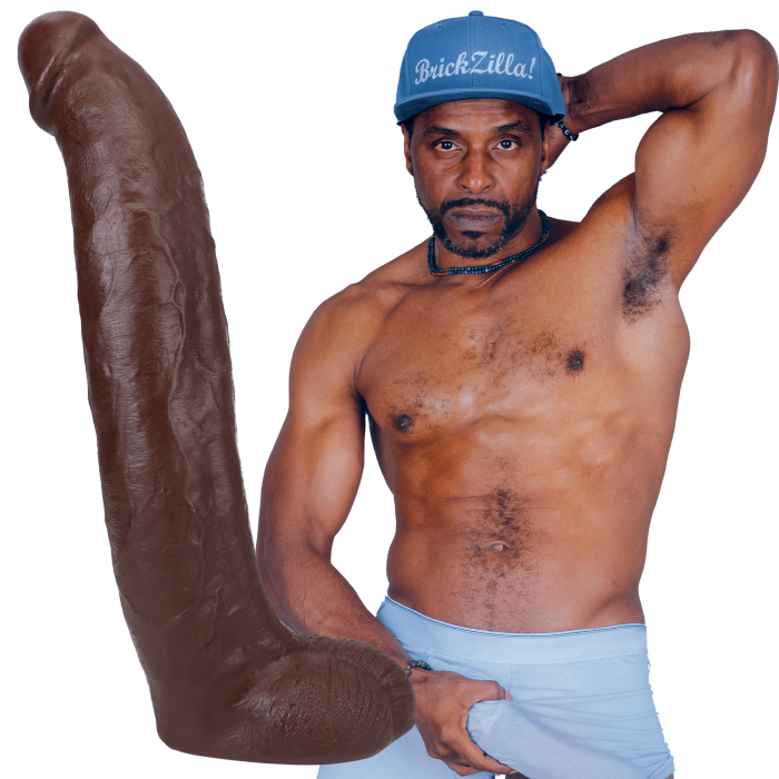 Signature Cocks - Brickzilla - 13 Inch ULTRASKYN Cock with Removable Vac-U-Lock Suction Cup
