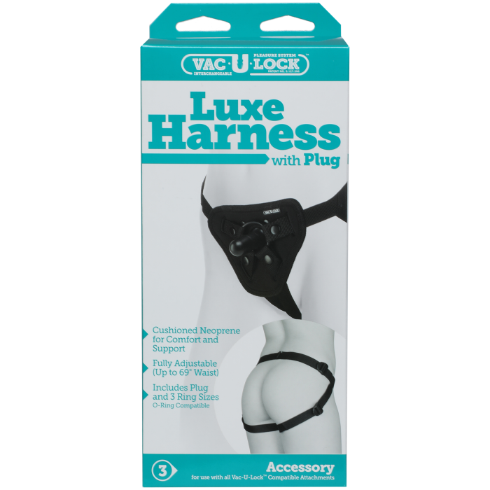 Vac-U-Lock Platinum - Luxe Harness - With Plug