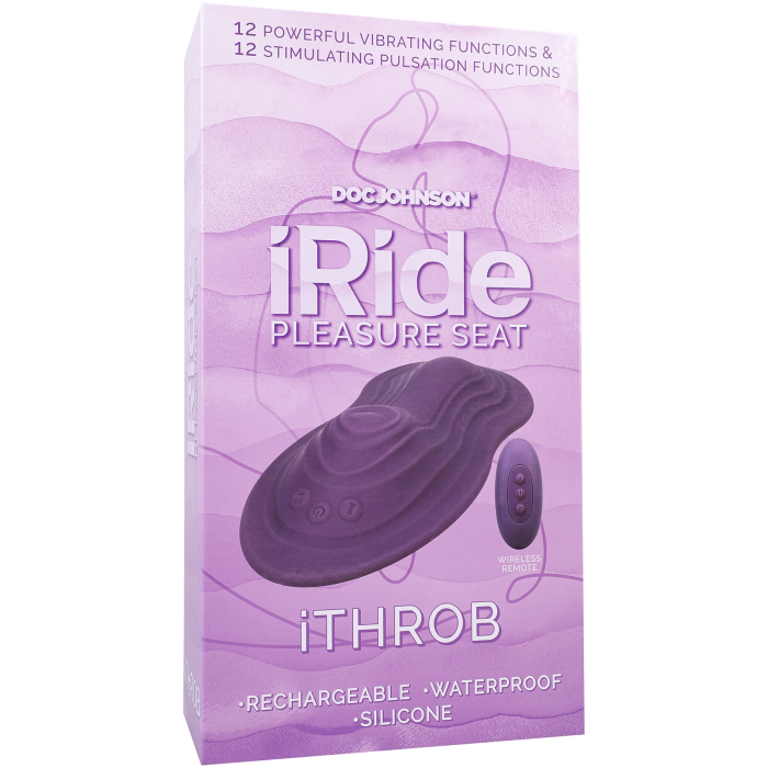 iRide Pleasure Seat - iThrob - Rechargeable with Wireless Remote