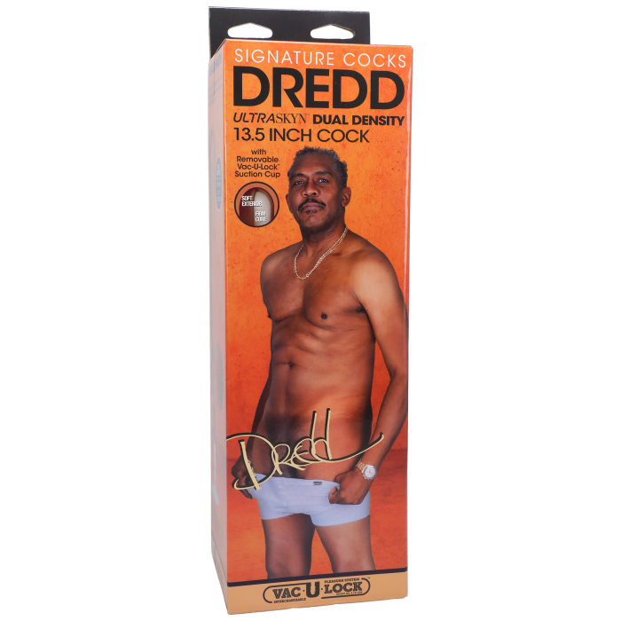 Signature Cocks - Dredd - 13.5 Inch ULTRASKYN Cock with Removable Vac-U-Lock Suction Cup
