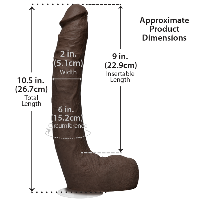 Signature Cocks - Jax Slayher - 10 Inch ULTRASKYN Cock with Removable Vac-U-Lock Suction Cup