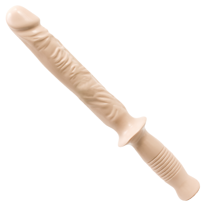 The Classic Manhandler - 10 Inch Dildo Plus Handle
