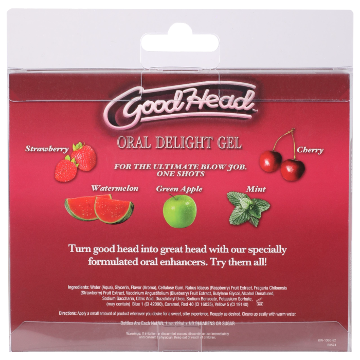 GoodHead - Oral Delight Gel - 5 Pack - 1 oz.