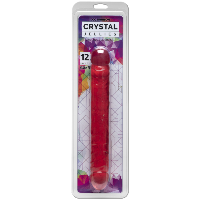Crystal Jellies - 12 Inch Jr. Double Dong