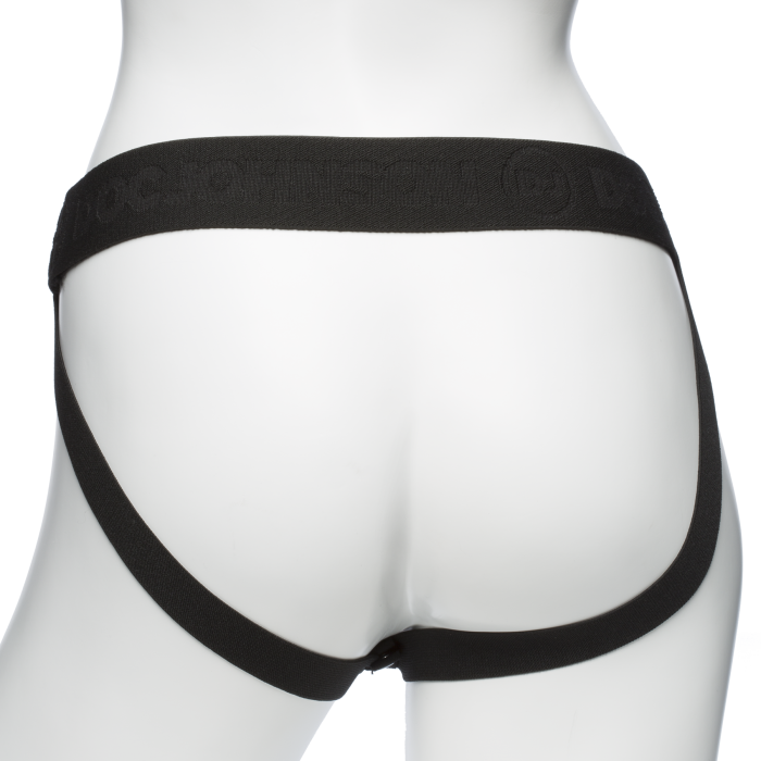 Body Extensions - BE Daring 2-Piece Set - Silicone Harness with 7" Bulbed Dong