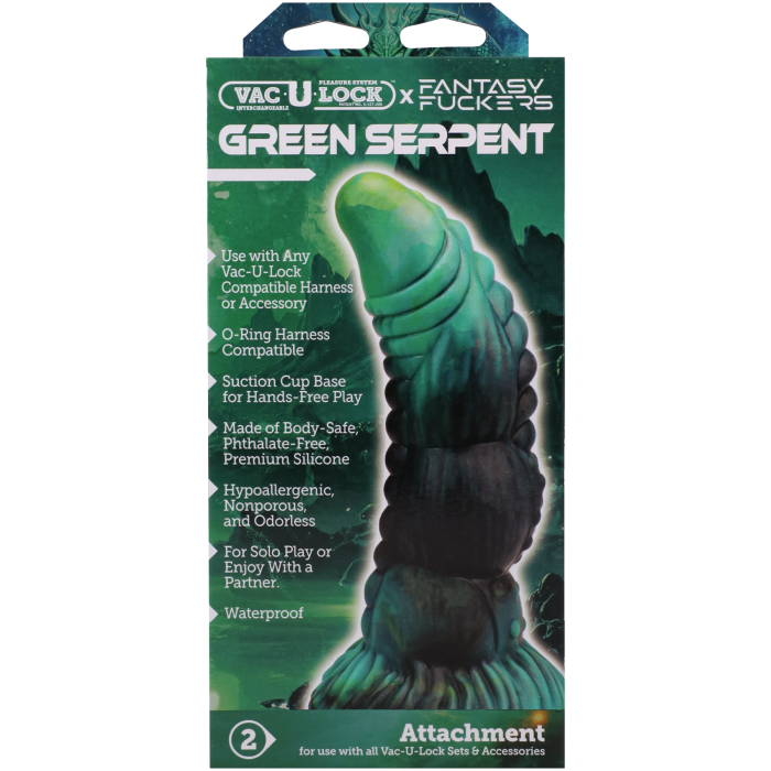 Vac-U-Lock x Fantasy Fuckers - Green Serpent
