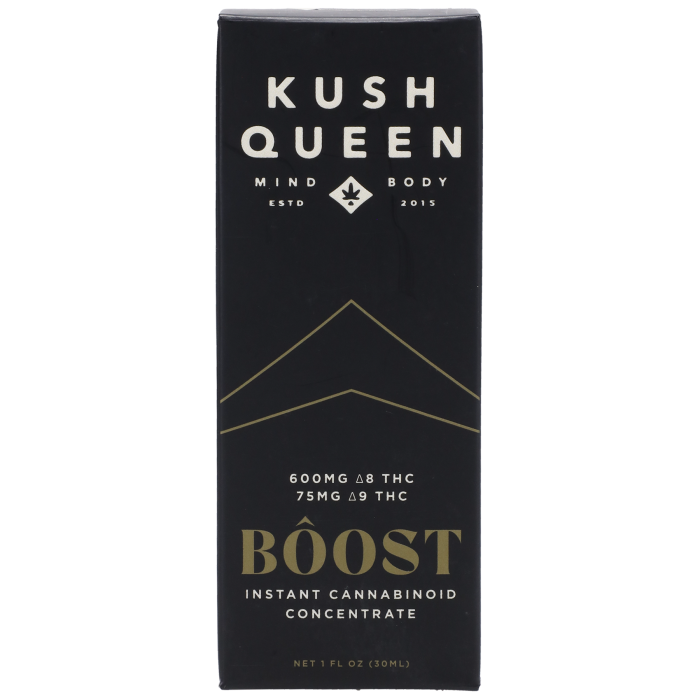 Kush Queen Boost Instant Cannabinoid Concentrate, 60gm Delta 8 THC / 75mg Delta 9 THC, 1 fl. oz