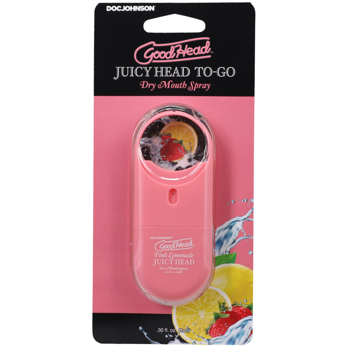 GoodHead - Juicy Head - Dry Mouth Spray To-Go - Pink Lemonade - .30 fl. oz.