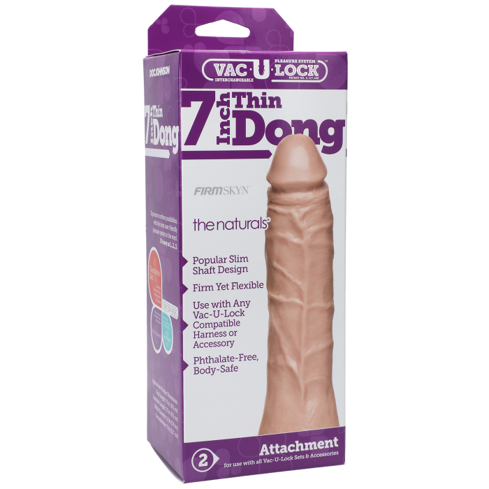 Vac-U-Lock - 7 Inch Thin Dong - The Naturals®