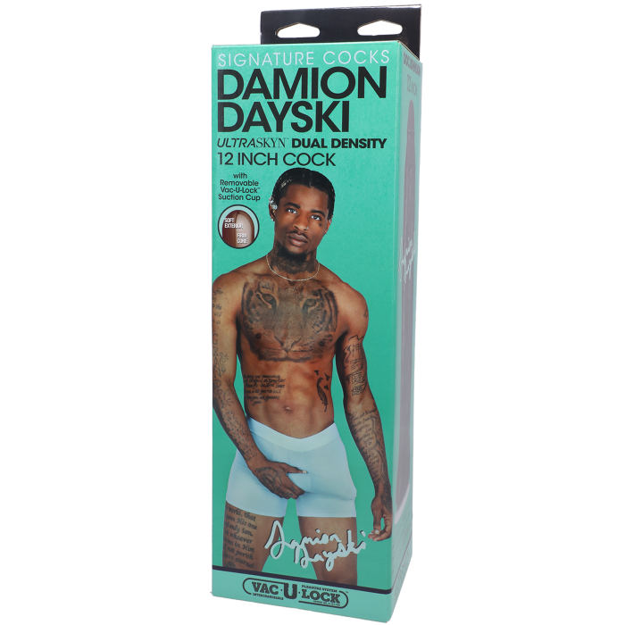 Signature Cocks - Damion Dayski - 12 Inch ULTRASKYN Cock with Removable Vac-U-Lock Suction Cup