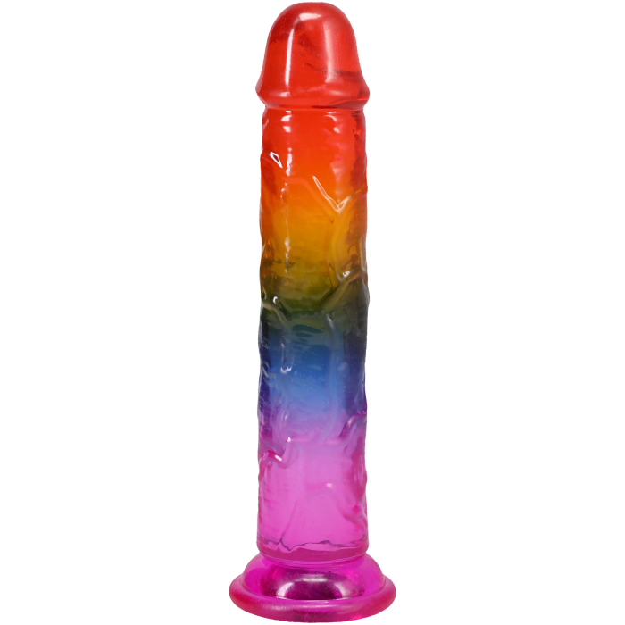 Crystal Jellies - 7.5 Inch Dong - Rainbow