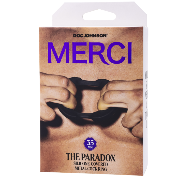 Merci - The Paradox - Silicone-Covered Metal Cock Ring - 35mm