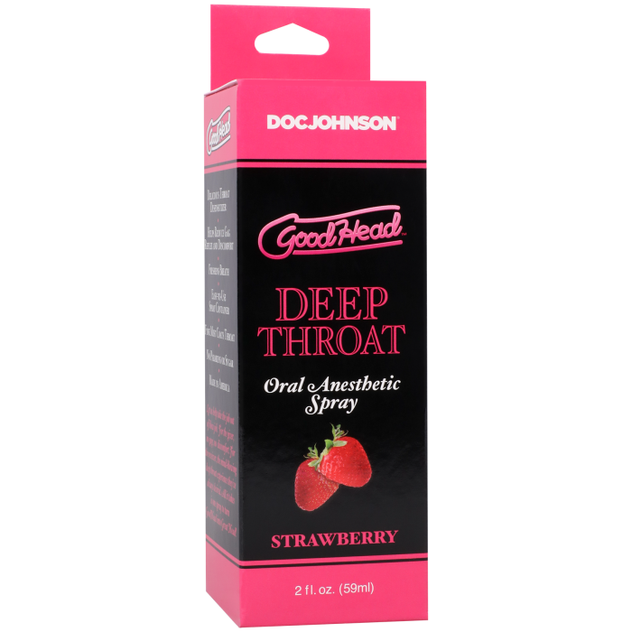 GoodHead - Deep Throat Spray - Strawberry - 2 fl. oz.