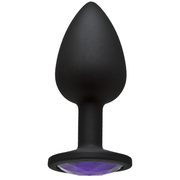 Booty Bling - Jeweled Wearable Silicone Plug - Small