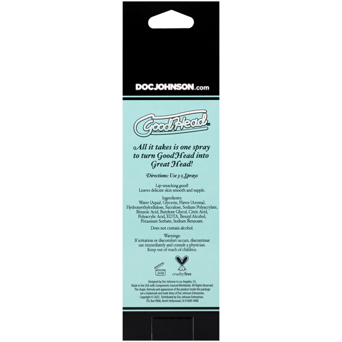 GoodHead - Juicy Head - Cocktails - Dry Mouth Spray - Piña Colada - 2 fl. oz.