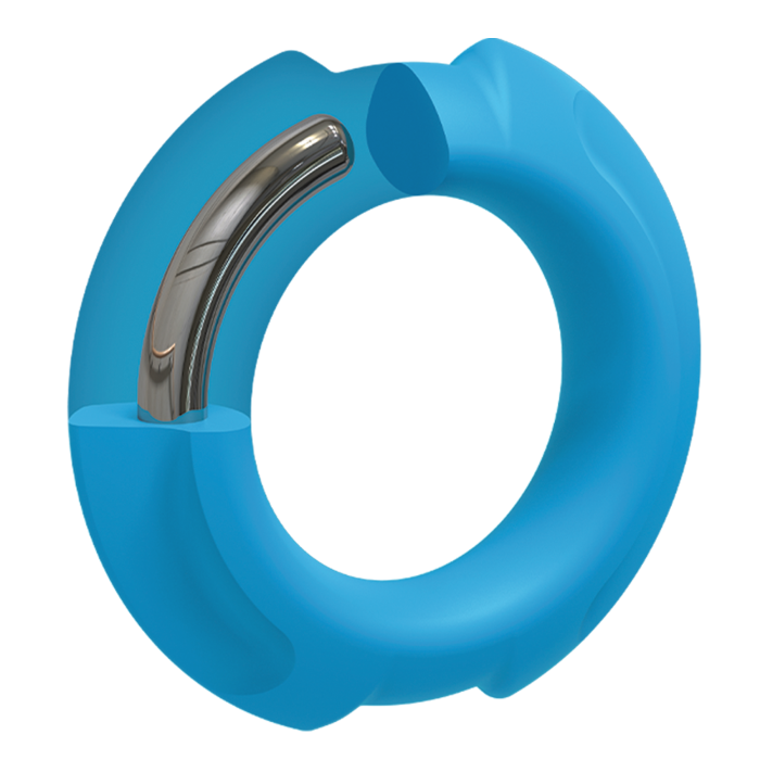 OptiMALE - FlexiSteel - Soft Silicone with Inner Metal Core - 35mm