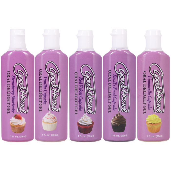 GoodHead - Oral Delight Gel - Cupcakes - 5 Pack - 1 fl. oz.