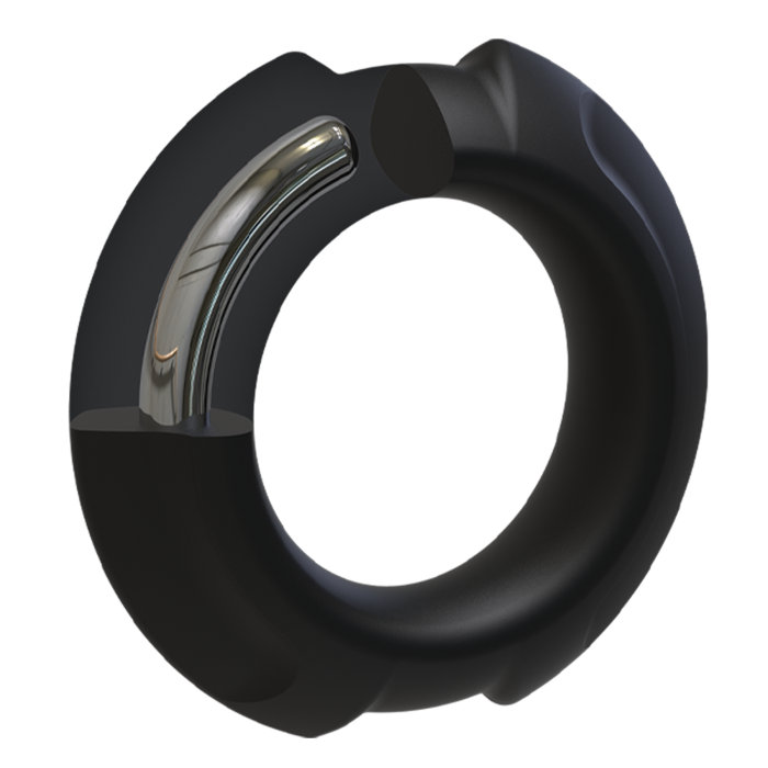 OptiMALE - FlexiSteel - Soft Silicone with Inner Metal Core - 35mm